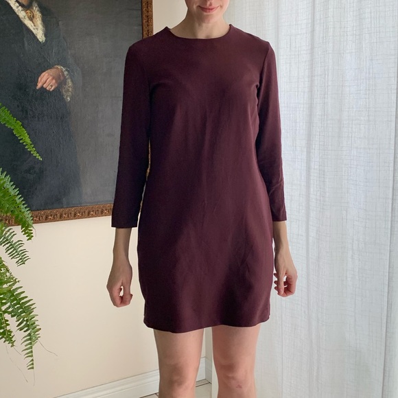 Theory Burgundy Mini dress - Picture 2 of 6
